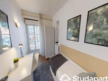 chambre 1 pièce 9 m²