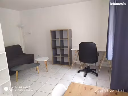 t1 meublé de 24 m2 proche métro saint-agne