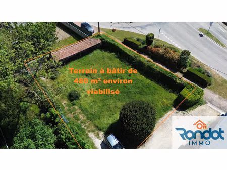 terrain a batir de 480 m2 environ viabilise