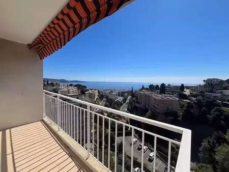 bel appartement 3 pièces avec vue mer à nice