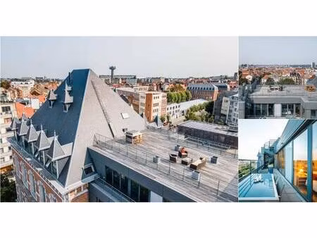 penthouse à louer avec garage et terrasse   schaerbeek (vbe20191)