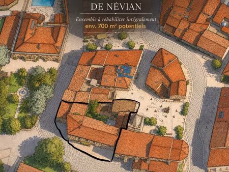 maison à vendre nevian 25 pièce(s) 750m2 195 000€