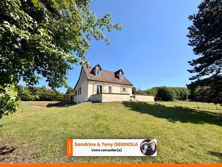 maison avec vie de plain-pied  3 chambres  sous-sol complet et terrain de 5 000 m² – proch
