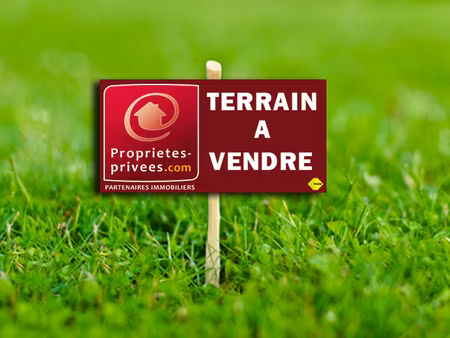 terrain à bâtir de 550 m² libre de constructeur et de construction