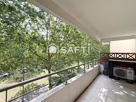 toulouse - apt t4  96m² + parking s/s + aérienne