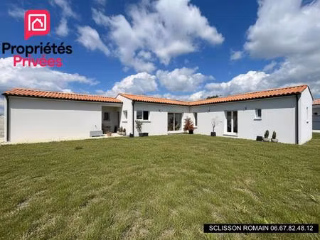 maison sémussac - 98 m2 - 3 chambres - plain-pied - jardin - prix 311 970 hai