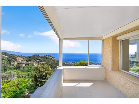 à vendre – appartement 3 pièces avec vue exceptionnelle sur la mer et monaco – la turbie