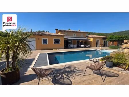villa plain pied 7 pieces 203 m2 piscine et terrain paysager de 2500 m2