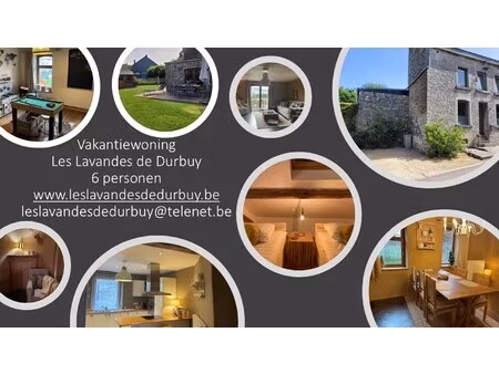huis te huur in durbuy met 3 slaapkamers
