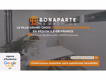 vente appartement 2 pièces 65 m² eaubonne (95600)