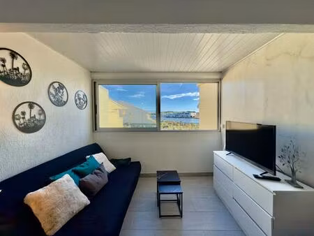 appartement agde secteur tamarissière - vue sur les quais