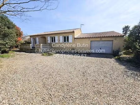 villa 4 pièce(s) 107m2 ave grand garage et piscine
