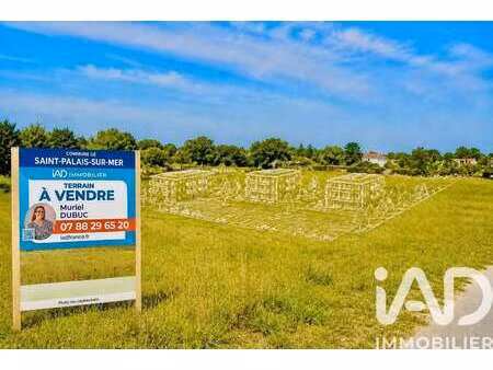 vente terrain à saint-palais-sur-mer (17420) : à vendre / 1418m² saint-palais-sur-mer