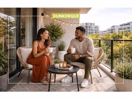 vente appartement neuf 3 pièces 74m2 dunkerque - 338000 € - surface privée