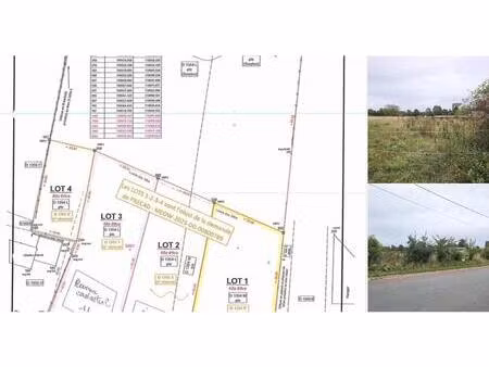 terrain à vendre de 1000 m² à dour (vbe20224)