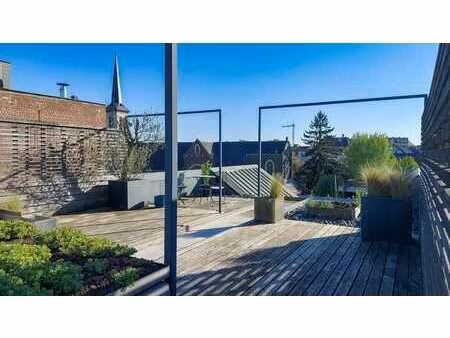 unique loft penthouse + terrasse ±60m² en toiture - parking