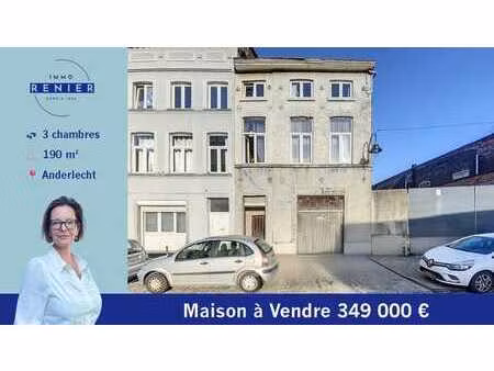 anderlecht : maison 3 chambres (possibilité 5) avec cour (19