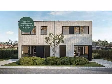 afgewerkte energiepositieve (epc -18) nieuwbouwwoning