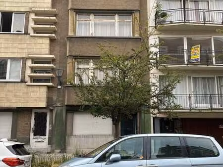 schaerbeek: quartier plasky rez 1 ch. avec jardin.