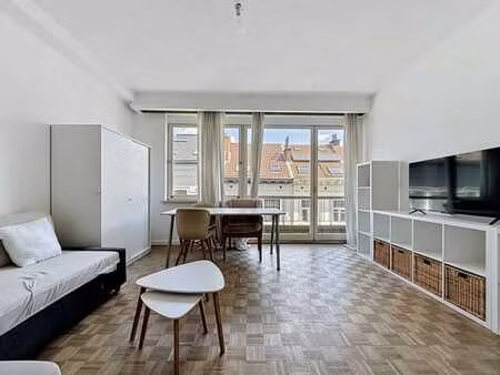 rue capitaine crespel : studio meublé avec terrasse