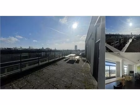 penthouse à louer à zennestraat 17a bruxelles (rbv86602)