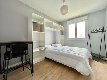 a louer brest bellevue/facs grande chambre meublé dans colocatio