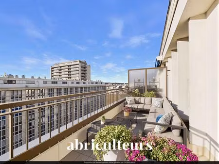 boulogne billancourt - lumineux studio avec grandes terrasses vue tour eiffel - 24 m² - 24