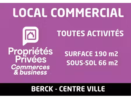 en vente entrepôt 190 m² – 182 000 € |berck