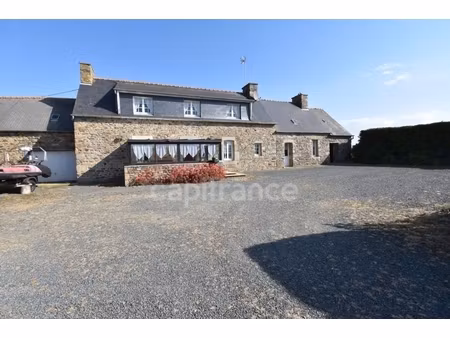 maison en pierre avec grand terrain