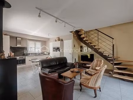 *** vauvert – maison d’architecte en ossature bois – 126 m² – 3 chambres dont 1 indépendan