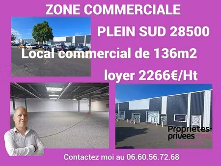 location commerce vernouillet 28500 136m²