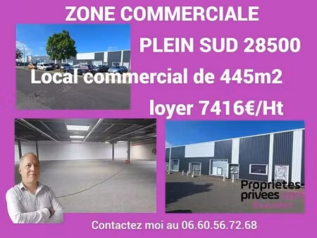 location commerce vernouillet 28500 445m²