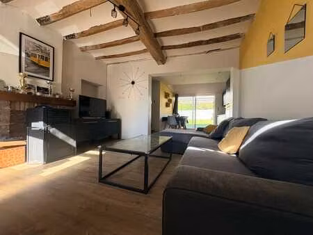 maison 2 ch. quévy  jardin  poutres apparentes