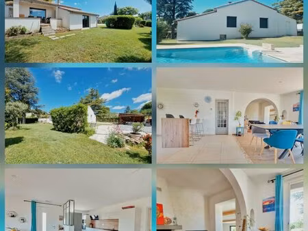 villa rénovée avec vastes piéces de vies  piscine sur terrain