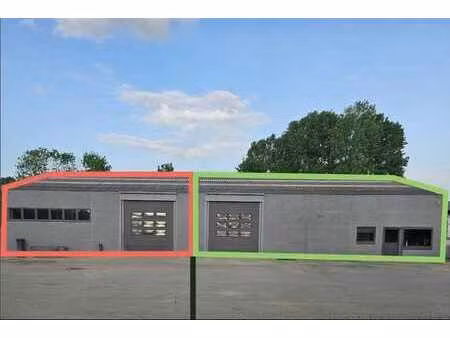 spacieux entrepôt commercial (rouge) - 240 m2 + bureaux