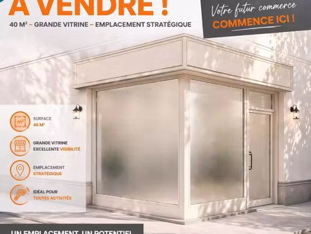 vente commerce 2 pièces 40 m² cazères (31220)