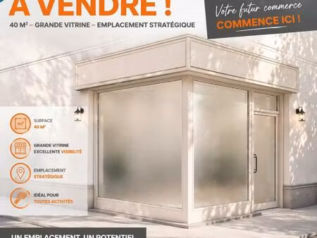 hyper centre cazeres - local commercial 40 m2