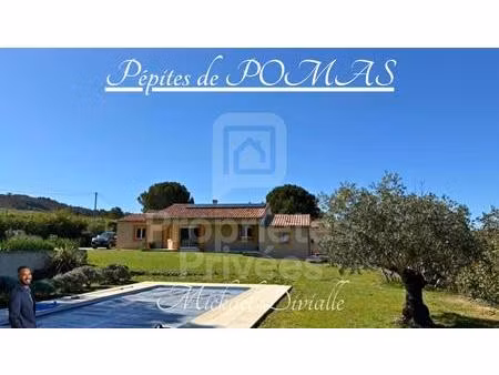 maison de plain-pied entre vallée et vignes a pomas