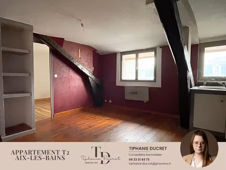 appartement t2 à rénover - centre-ville aix-les-bains