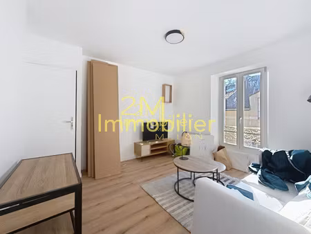 à louer : charmant appartement meublé 2 pièces entièrement r