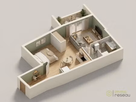 appartement en frais réduits