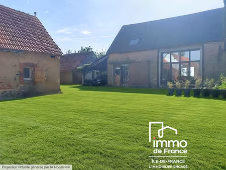 exceptionnelle propriété à vendre à blandainville : 3 maisons  10 pièces  245 m² sur 3198 