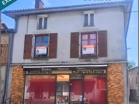 maison 3 chambres garage atelier  cave  laboratoires  magasin