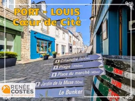 vente en nue propriété - h77 ans - port louis (56290)