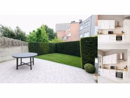 rez-de-chaussée à vendre avec terrasse et jardin   anderlecht (vbe20306)