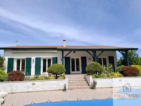 boe secteur calme  maison t4 de plain pieds avec jardin