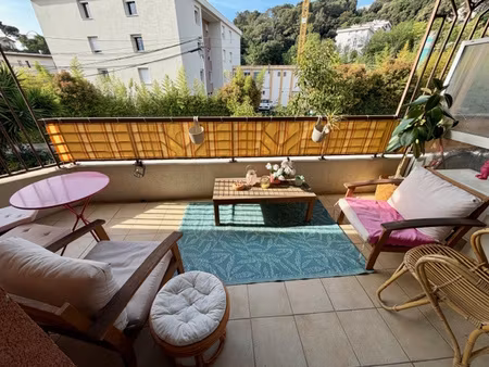 cagnes sur mer - malvan - f2 - terrasse - parking - cave - p