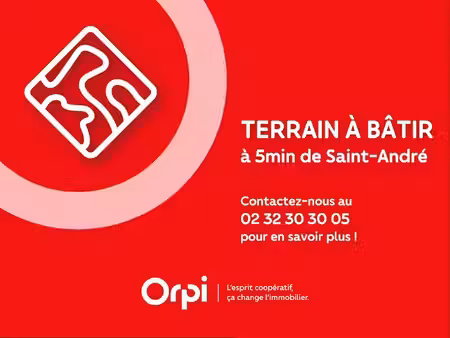 vente terrain 1126 m² à champigny-la-futelaye (27220)  36 000 €