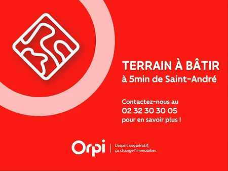 vente terrain à batir 1126 m² à champigny-la-futelaye (27220)  36 000 €