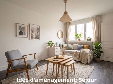appartement romainville 3 pièce(s) 50 m2